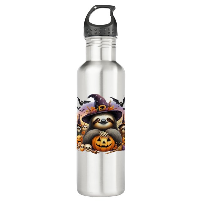 Sloth Beautiful laziness Classic T-Shirt_2 710 Ml Water Bottle (Front)