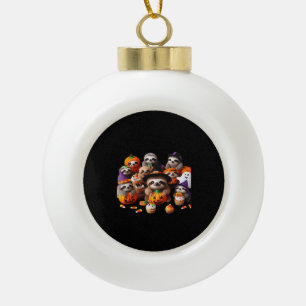 Sloth Beautiful laziness Classic T-Shirt Ceramic Ball Christmas Ornament