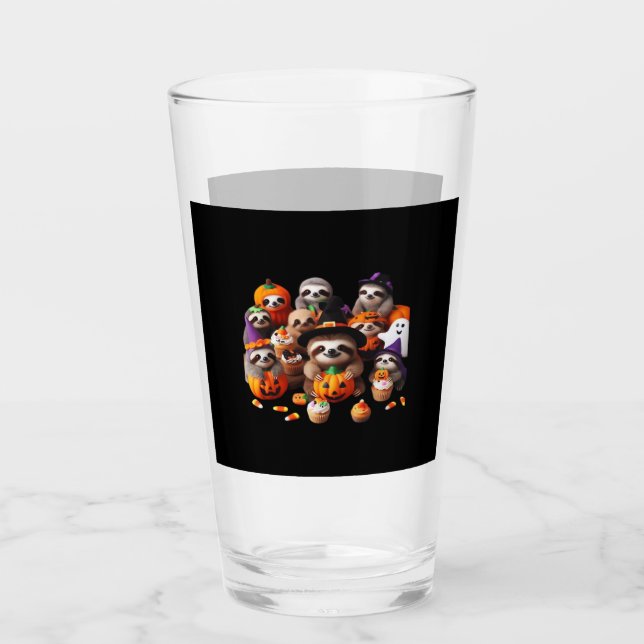 Sloth Beautiful laziness Classic T-Shirt Glass (Front)