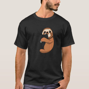 Sloth Biting  Cute Sloth Animal Sloth T-Shirt