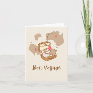 Sloth Bon Voyage Greeting Card