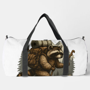 Sloth Camping Hiking Duffle Bag