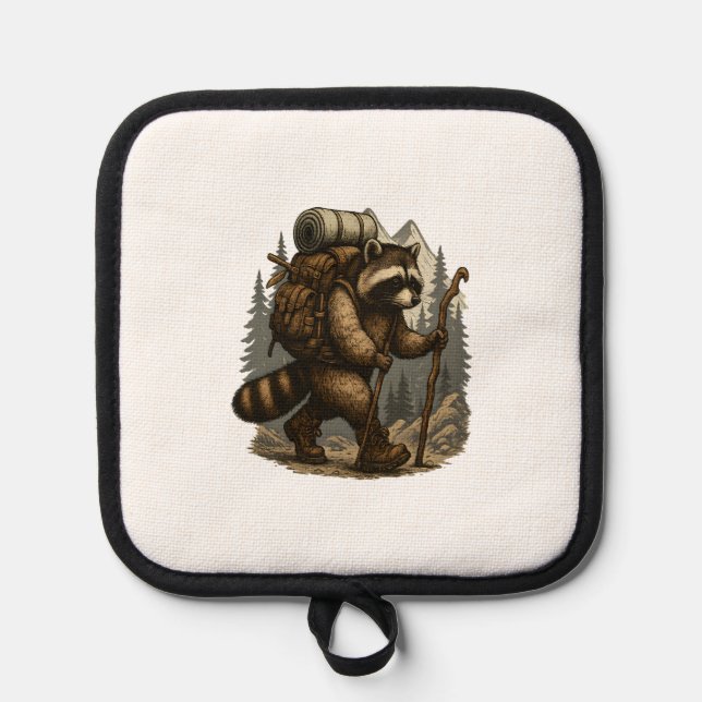 Sloth Camping Hiking Pot Holder (Front)