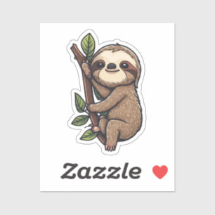Sloth cartoon illustration