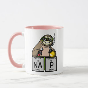 Sloth Chemistry Teacher Science Animal Mug