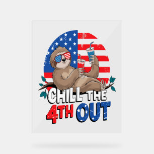 Sloth Chill 4th out Patriotic USA