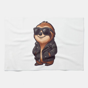 Sloth Chill Mood Kitchen Towel