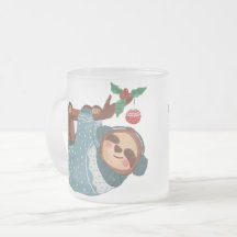 Sloth Christmas Coffee Mug