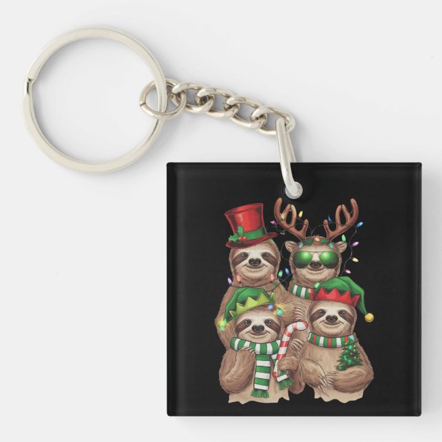 Sloth Christmas Joyeux Slothmas Sloth Lover Cadeau (Devant)