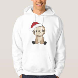 Sloth Christmas Snow Winter Animals Sloths Hoodie