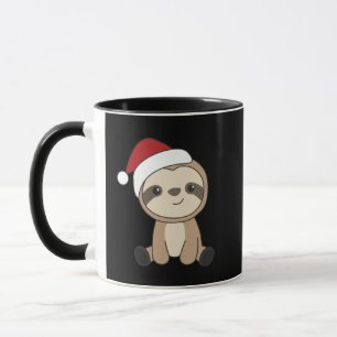 Sloth Christmas Snow Winter Animals Sloths Mug