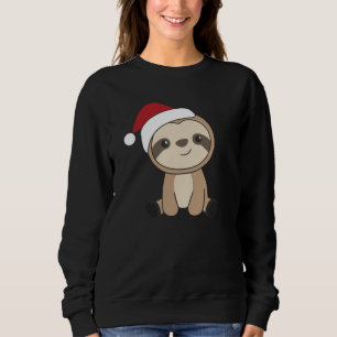 Sloth Christmas Snow Winter Animals Sloths Sweatsh Sweatshirt
