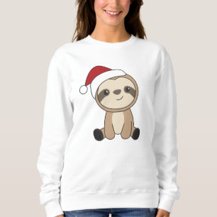Sloth Christmas Snow Winter Animals Sloths Sweatsh Sweatshirt