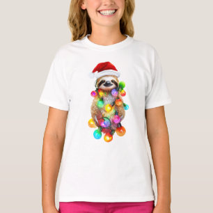 Sloth Christmas T-shirt
