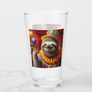 Sloth Clown Glass