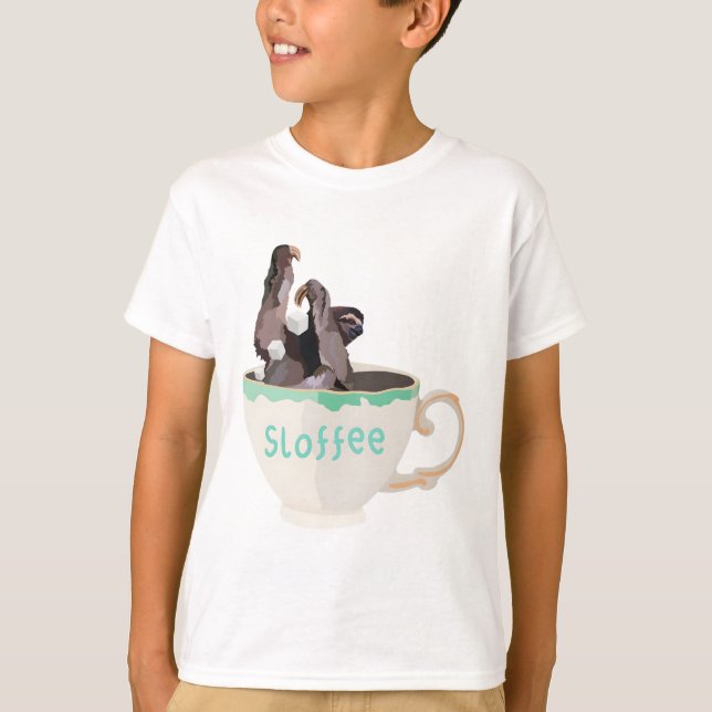 Sloth Coffee T-Shirt (Front)