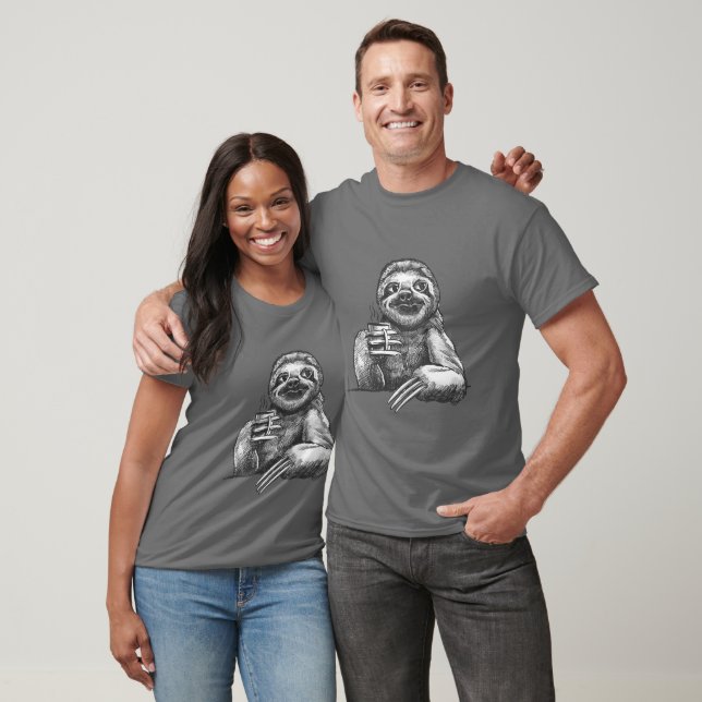 Sloth Coffee T-Shirt (Unisex)