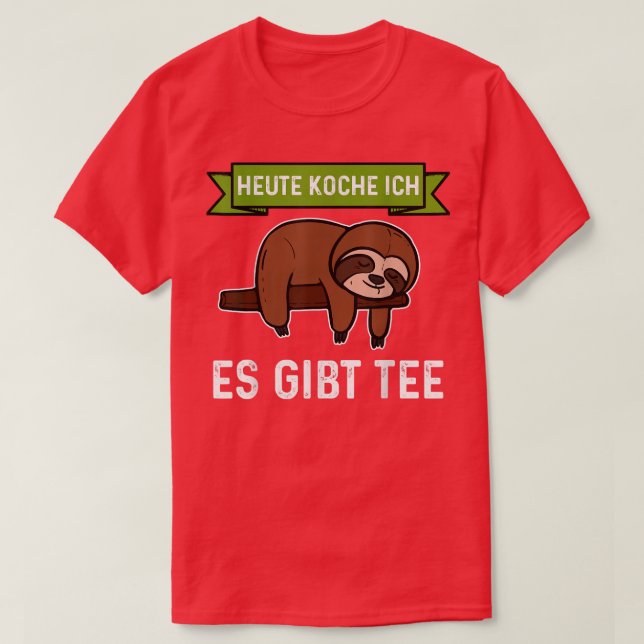 Sloth cooking sarcasm cooking muffle kitchen  T-Shirt (Design Front)