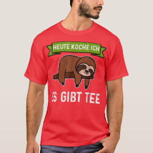 Sloth cooking sarcasm cooking muffle kitchen T-Shirt