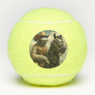 Sloth Cowboy Tennis Balls