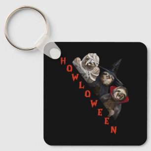 Sloth Custom Happy Halloween Shirt Sloth Graphic Keychain