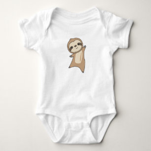 Sloth Cute Animals For Kids Funny Sloths Baby Bodysuit