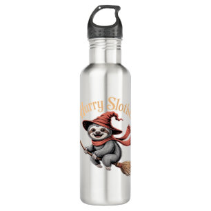 Sloth Cute Halloween Witch Funny Essential T-Shirt 710 Ml Water Bottle