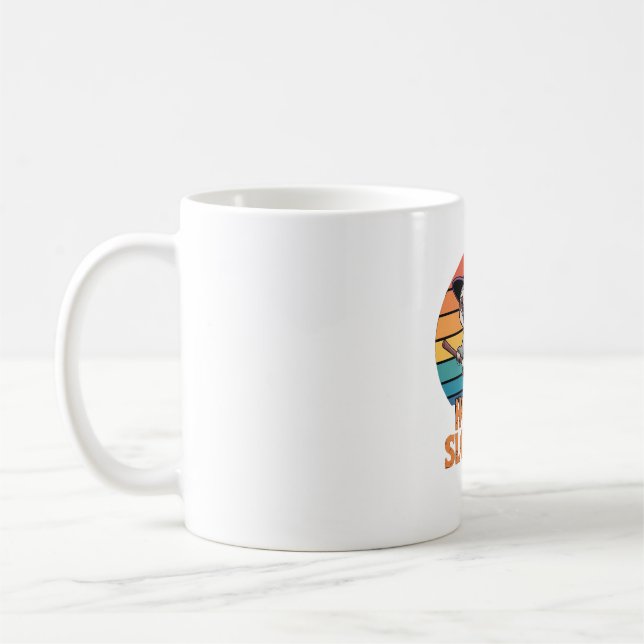 Sloth Cute Witch Funny Halloween Essential T-Shirt Coffee Mug (Left)