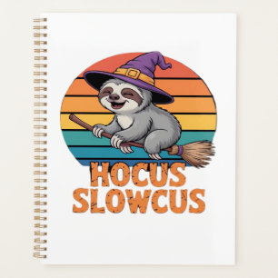 Sloth Cute Witch Funny Halloween Essential T-Shirt Planner