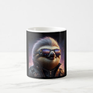 Sloth Cyberpunk Coffee Mug