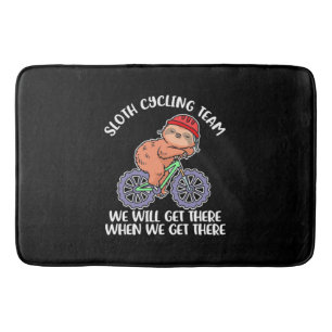 Sloth Cycling Team Bath Mat