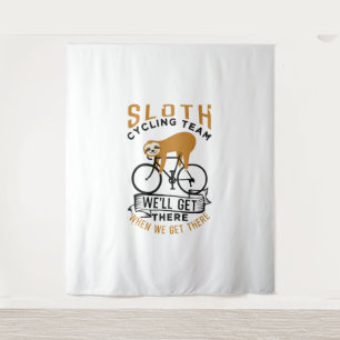 Sloth Cycling Team   Tapestry