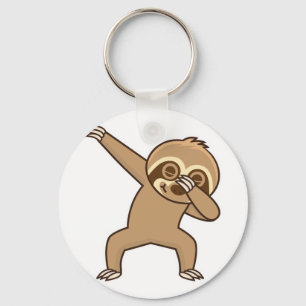 Sloth dabbing Sticker  Keychain