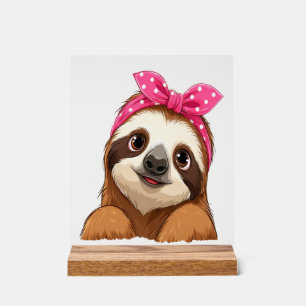 Sloth  Design Sloth Acrylic Sign