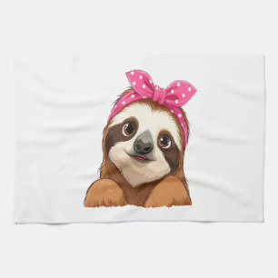 Sloth  Design Sloth Kitchen Towel