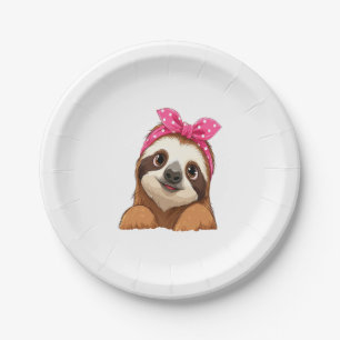 Sloth  Design Sloth Paper Plate