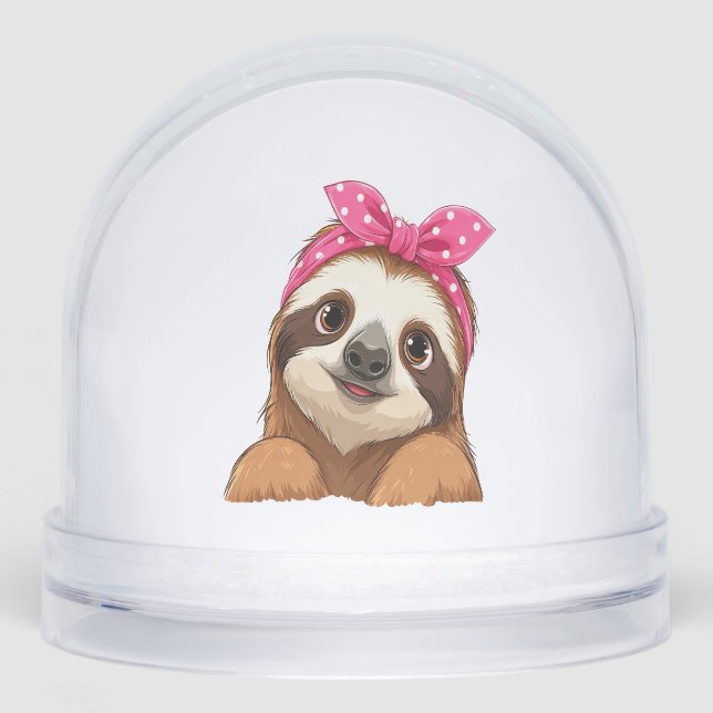 Sloth  Design Sloth Snowglobe (Front)