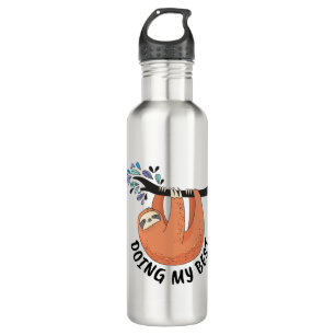 Sloth Doing My Best 710 Ml Water Bottle