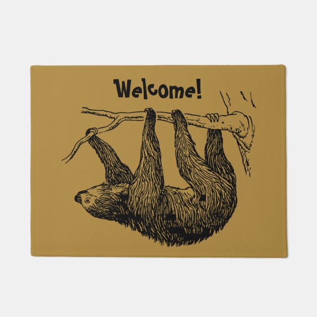 Sloth Doormat (Front)