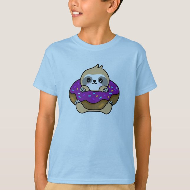 Sloth doughnut  T-Shirt (Front)