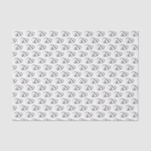 Sloth Drawing Lithograph #1 Tissue Paper