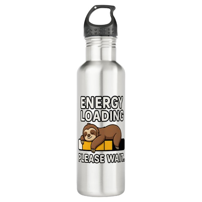 Sloth Energy Saving Mood 710 Ml Water Bottle (Front)