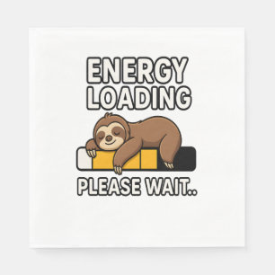 Sloth Energy Saving Mood Napkin