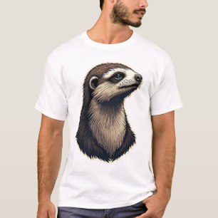 Sloth Engraved Portrait Vintage Tee 2