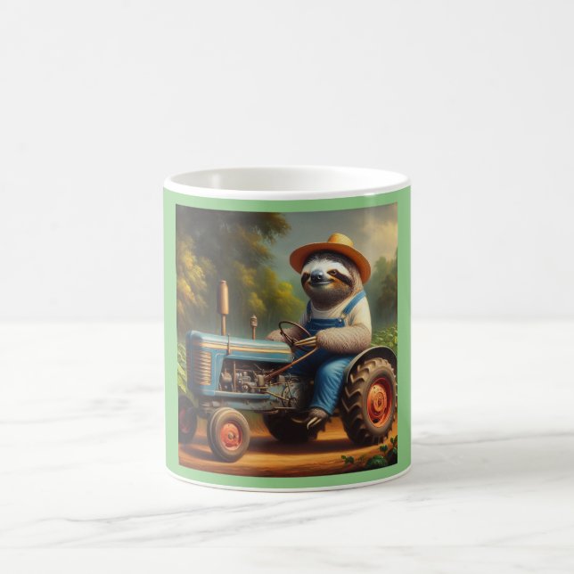 Sloth Farmer Coffee Mug (Center)