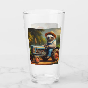 Sloth Farmer Glass