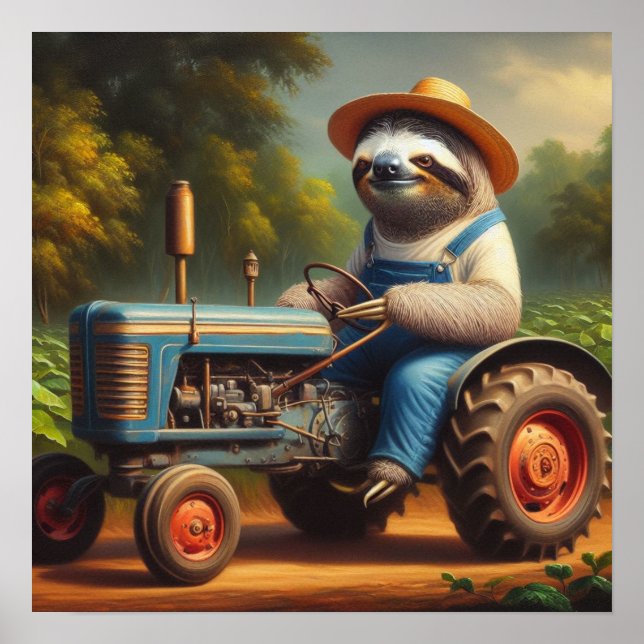 Sloth Farmer Poster (Front)