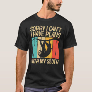 Sloth For Men Women Lazy Sloth Animal 7 T-Shirt