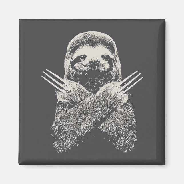 Sloth Funny Costume Gift For Lazy S  Magnet (Front)