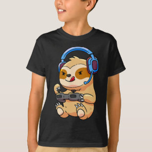 Sloth Gaming Sloths Video Game Gift T-Shirt